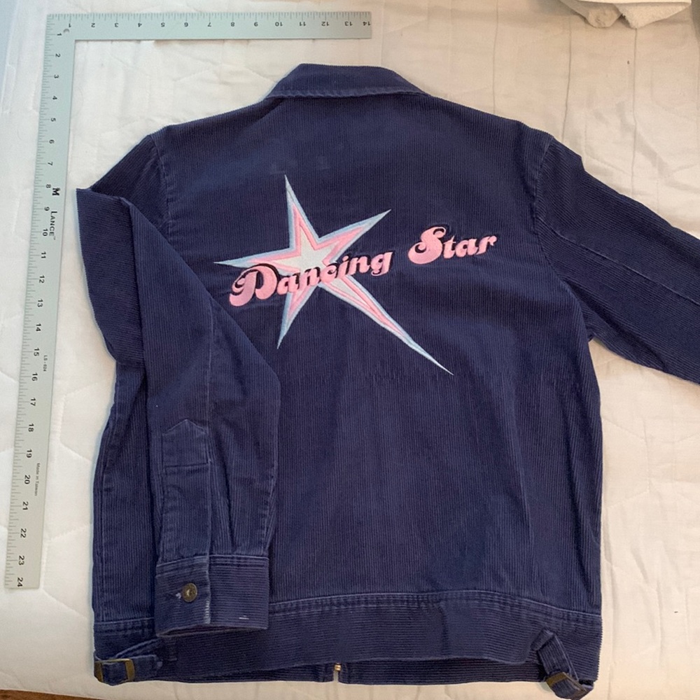 Corduroy jacket “dancing star” ABBA/ Mamma Mia replica